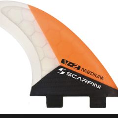 Scarfini HX V2 Medium Velox FCS Dual Tab Thruster or Five Surfboard Fin