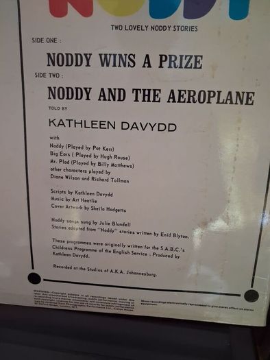 Noddy.