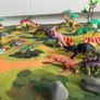 Large dinosaur play may, figures - free postage Image 2