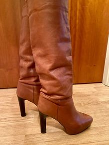 Zara Brown long boots