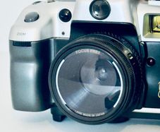 Nokina 35mm Film Camera with Flash Remote Control and Case