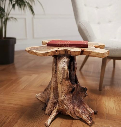 Rustic Design Side Table Tree Small Nature (FREE POSTAGE)