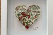 Handmade framed Mosaic Heart