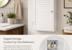 Bathroom Wall Cabinet white