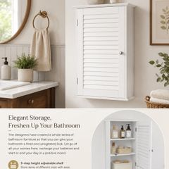 Bathroom Wall Cabinet white
