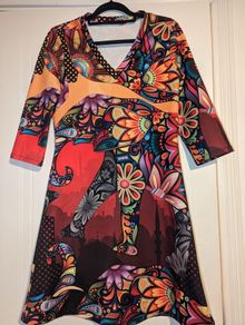 Perfect for Summer. gorgeous floral midi dress from Critical Mass Creates.