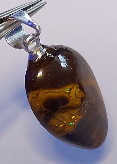 Australian Koroit Boulder Opal Pendant 7.45 ct on 925 Silver