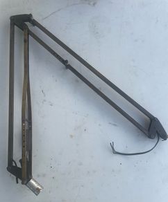 Antique Herbert Terry & sons lamp Redditch UK Anglepoise Lamp Model 1209 x2 copper,  for spares or restoration c1930.