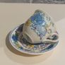 Beautiful Masons Patent Ironstone Single Teacup and Saucer Duo in the Regency Pattern, Circa 1940 to 1950 Image 4