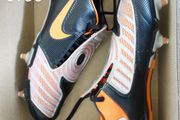 Football Boots Nike Total 90 Laser II Black/Orange (2008) Size 7.5UK SG
