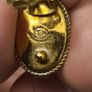 Thomas Mott Clip On Earrings Mid Century Hand Painted Georgian Lady In Hat. Image 5