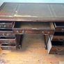 Vintage Mahogany Twin Pedestal Desk. Perfect for a Restoration Project Image 3