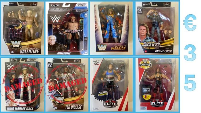 wwe elite wrestling figures rare NEW
