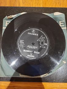The Shadows Bombay Duck 1967 Columbia 7 Inch Vinyl