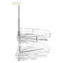 2-Tier Kitchen Wire Basket Silver 180 Degree 85x44x80 cm Image 4