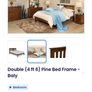Ez living double bed and mattress Image 3