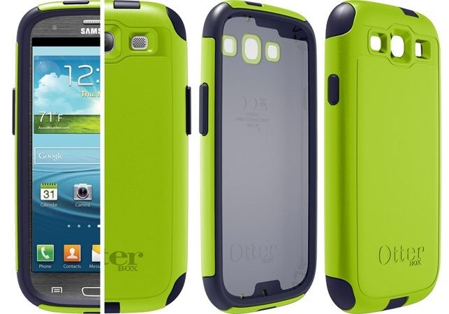 OtterBox Commuter Series Two-Layer Protection Case Cover with Screen Protector for Samsung Galaxy S3 - Green