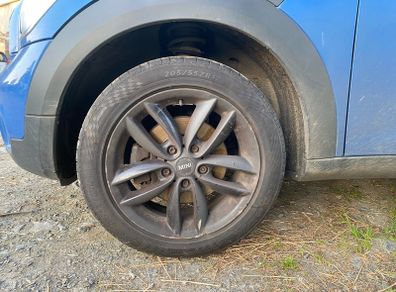 2016 Mini Countryman 1 Black Alloy Wheel R17