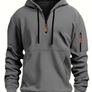 Men's Fashion Hoodie Outdoor Zipper Casual Sweatshirt Image 2