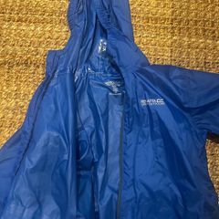 Blue raincoat regatta size 9/10