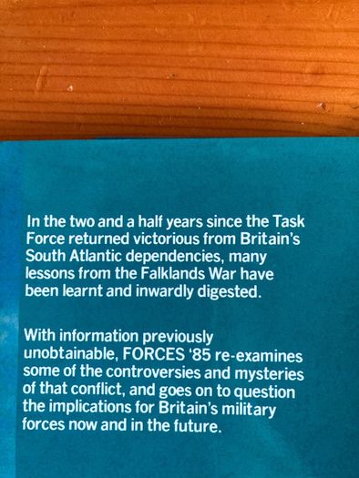 War  book: ' Falklands Aftermath:Forces" 85'