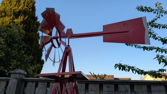 Garden windmill ornament