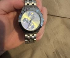 Marc jacobs watch silver iridescent watch