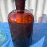 2 19th century chemists bottles Image 2