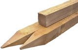 3x3 Pointed fence post 2.4mtrs (call shop to check stock)