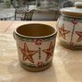 Nicholas  Mosse  Ginger star trio . Storage jar and two large mugs , all first quality and in perfect condition Image 2