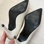 Zara high-heel leather shoes Image 4
