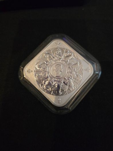 silver bars and coins.