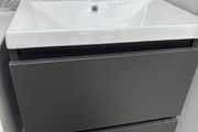 Special offer Deal Brand New 500 Anthracite Floor Wall Hung Unit &amp; Basin