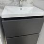 Special offer Deal Brand New 500 Anthracite Wall Hung Unit & Basin Image 2