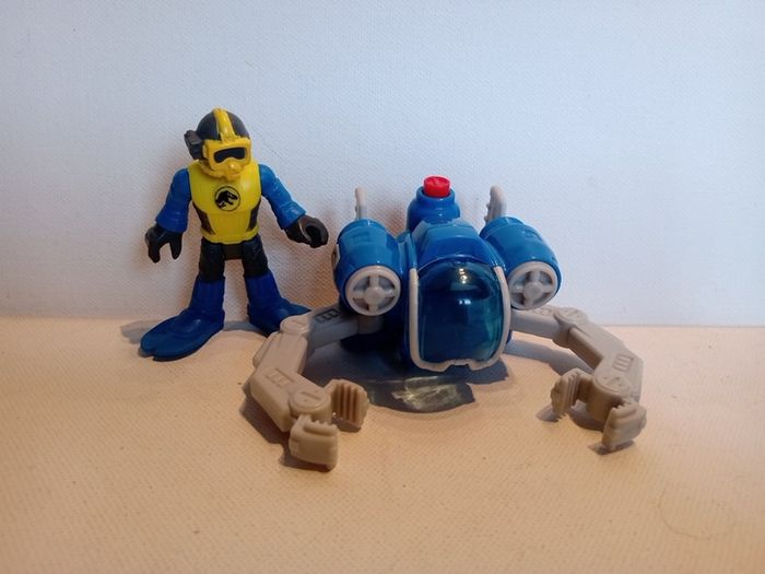 Imaginext Jurassic World Park Sub Dino Catcher and Dr Ian Malcolm Set