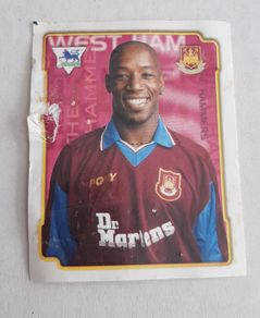 Vintage merlin premier league card Ian Wright