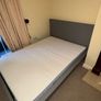 Double Bed Frame IKEA Mattress Excellent Condition Image 2