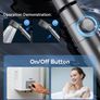 Hard Water Filter Shower Head with 6 Spray Modes(Not for Electric Showers), 360 Swivel Head & On/Off Pause Button, Removes Chlorine & Impurities for Skin & Hair Care Image 7
