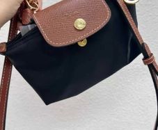 Longchamp le pliage mini / black / new