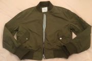 Mango Green Bomber Jacket