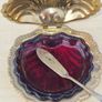 Vintage shell-shaped platter for serving butter or caviar Image 6