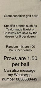 golf balls