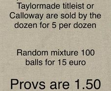golf balls