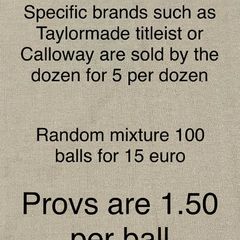 golf balls
