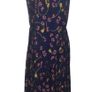 SAVIDA Ladies Navy Blue Floral Midi Length Tea Dress XS Eu 36 includes post Image 2