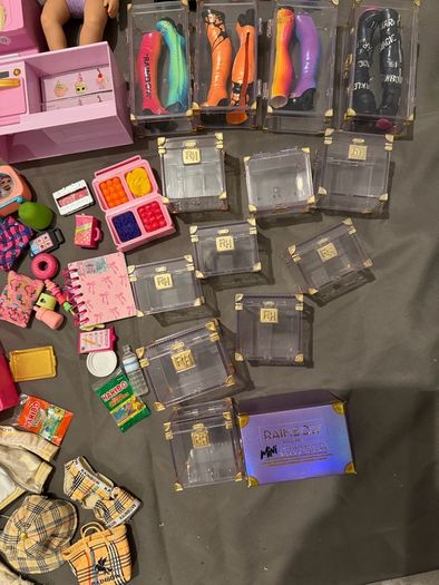 Rainbow high accessories and few dolls