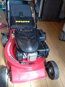 warrior petrol lawnmower