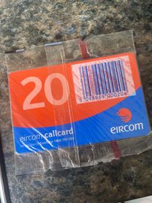 old phone card