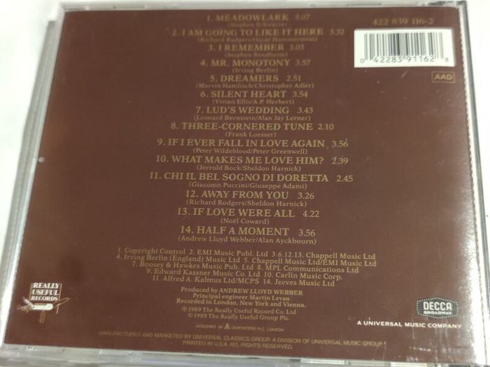 Sarah Brightman - The Songs That Got Away Cd