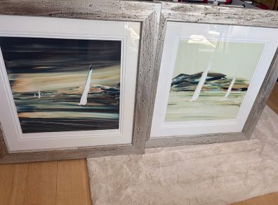 Original Sea Scape Sailing Art Set